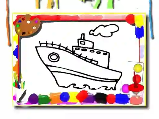 Laro Back To School: Cartoon Coloring Time online
