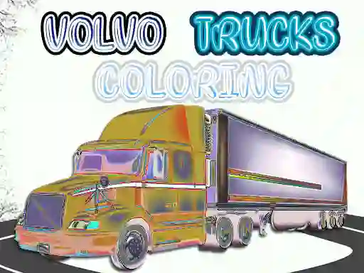 Laro Volvo Trucks Coloring online