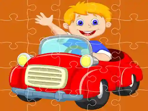 Laro Pedal Cars Jigsaw online