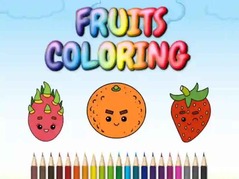 Laro FRUITS COLORING online