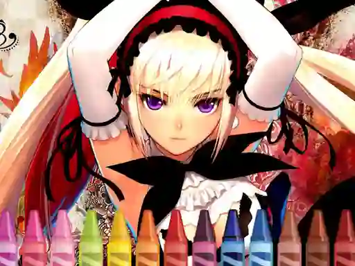 Laro 4GameGround Anime Manga Coloring online