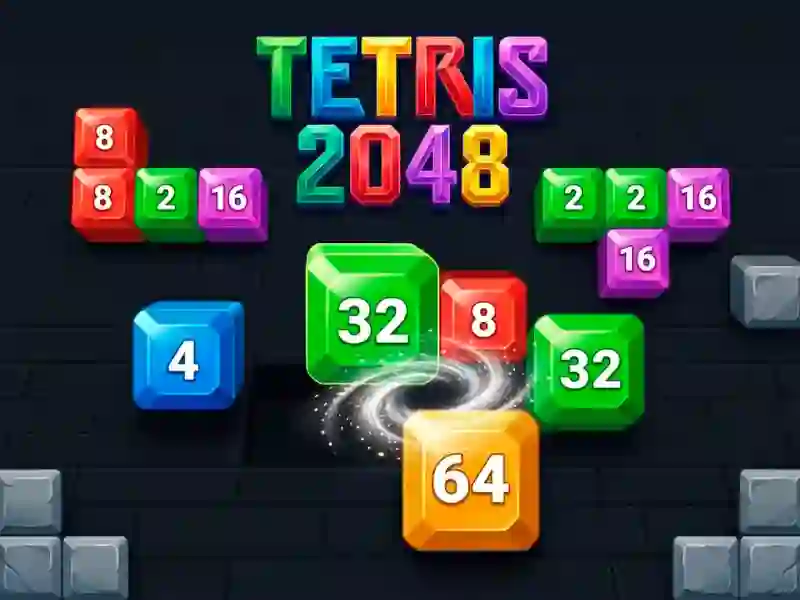 Laro Tetris 2048 online