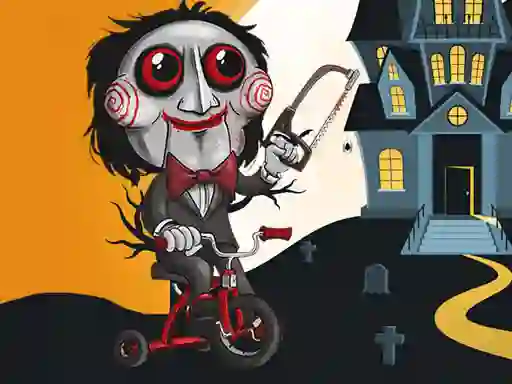 Laro Scary Faces Jigsaw online