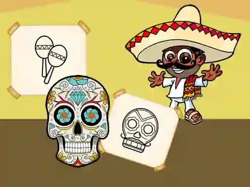 Laro Crazy Mexican Coloring online