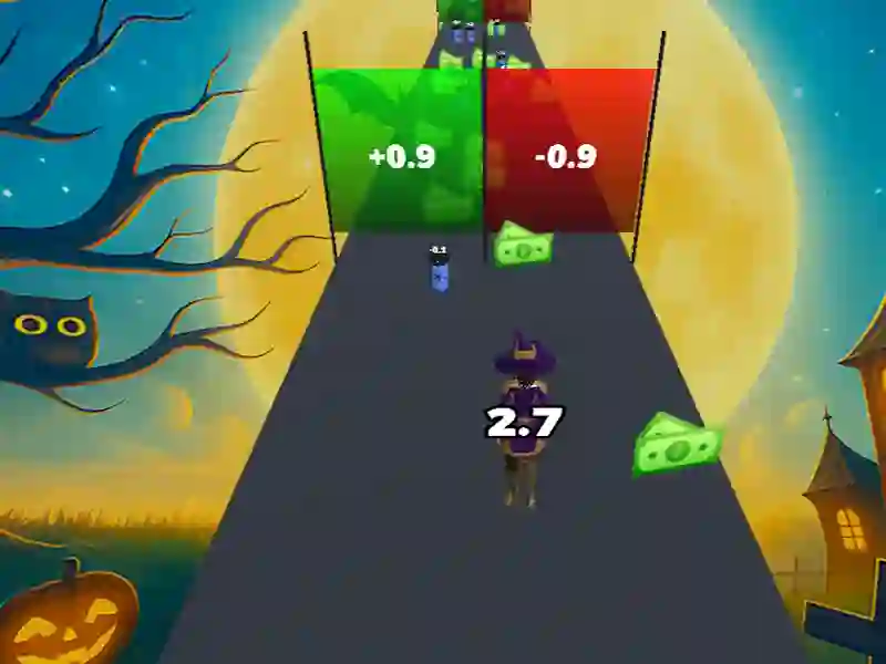 Laro Crazy Runner Witch Halloween online