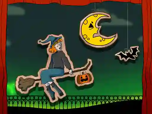 Laro Halloween Witch Fly online