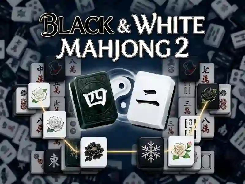 Laro Black & White Mahjong 2 online