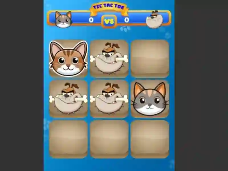 Laro Tic Tac Toe Cat online
