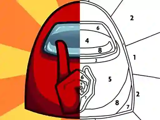 Laro Among Them Coloring Book online