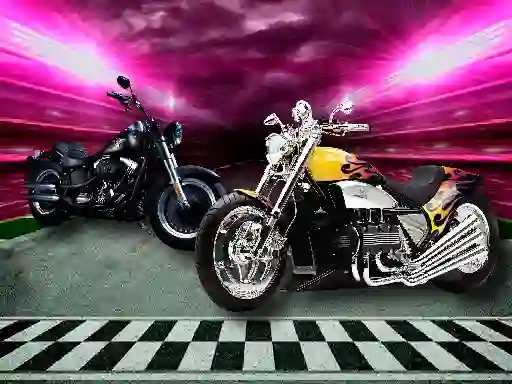 Laro Motorbike Puzzle Challenge online