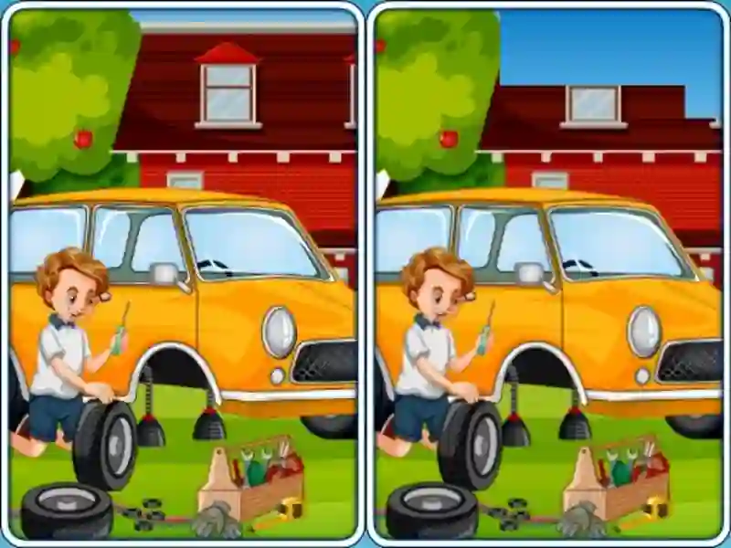 Laro Car Garage Differences online