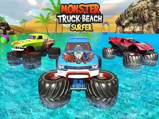 Laro Monster Truck Beach Surfing online