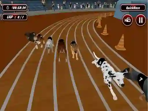Laro Crazyl Dog Racing Fever online