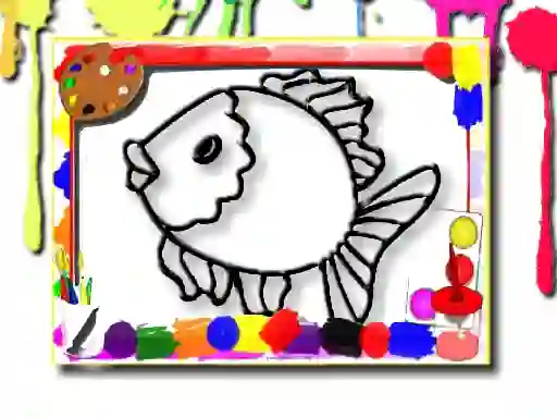 Laro Fish Coloring Book online