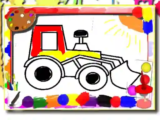Laro Back to School: Kids Car Coloring online