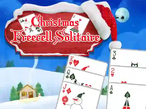 Laro Freecell Christmas Solitaire online