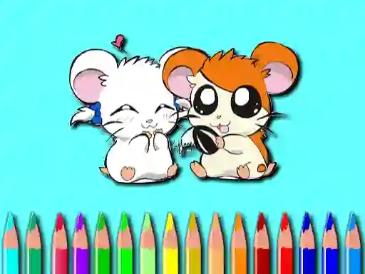 Laro Hamster Coloring Book online