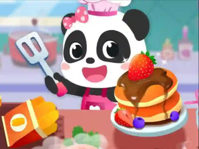 Laro Baby Panda Breakfast Cooking online