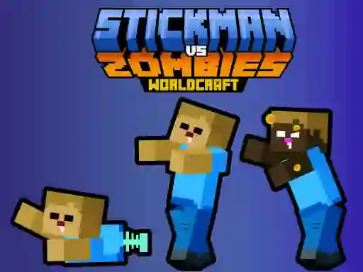 Laro Stickman vs Zombies WorldCraft online
