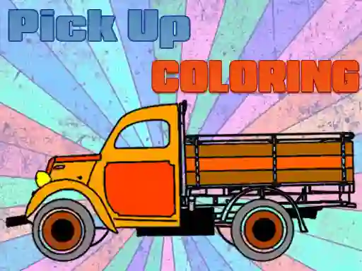 Laro Pick Up Trucks Coloring online