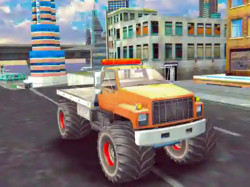 Laro Monster Truck Stunts Free Jeep Racing online