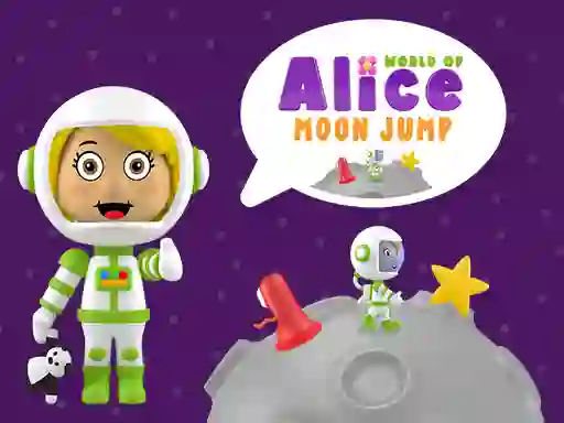 Laro World of Alice Moon Jump online