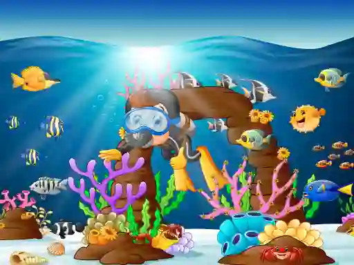 Laro Water Dive 2D: Underwater Survival online