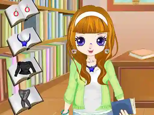 Laro Library Girl Dressup online