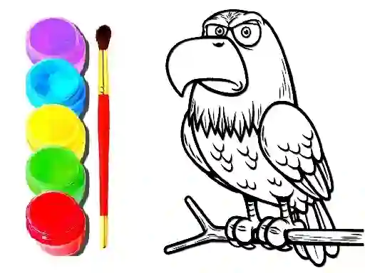 Laro Eagle Coloring Book online