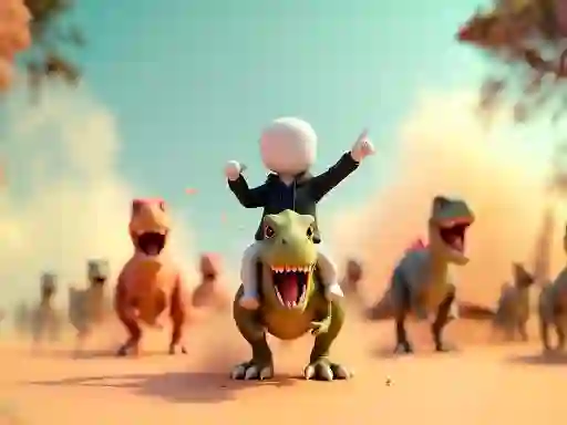 Laro Stickman: Dinosaur arena online