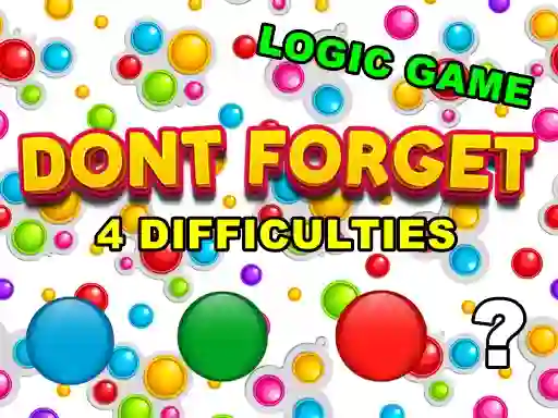 Laro Dont Forget online
