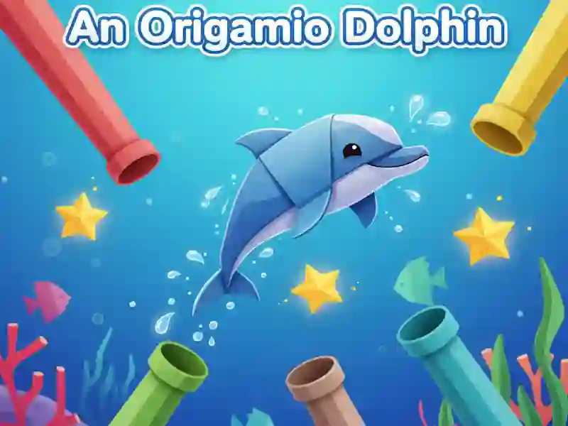 Laro An origami dolphin online