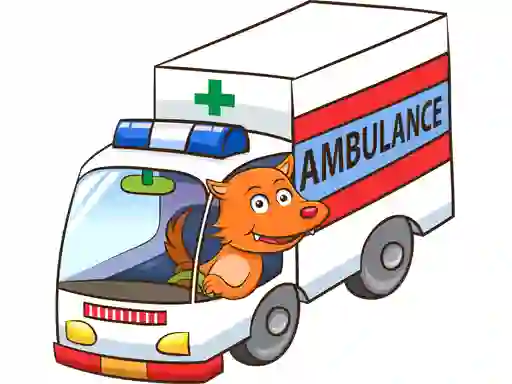 Laro Cartoon Ambulance Puzzle online