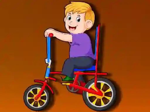 Laro Cartoon Bike Jigsaw online