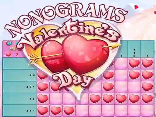 Laro Nonograms Valentines Day online