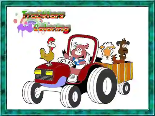 Laro Tractor Coloring Pages online