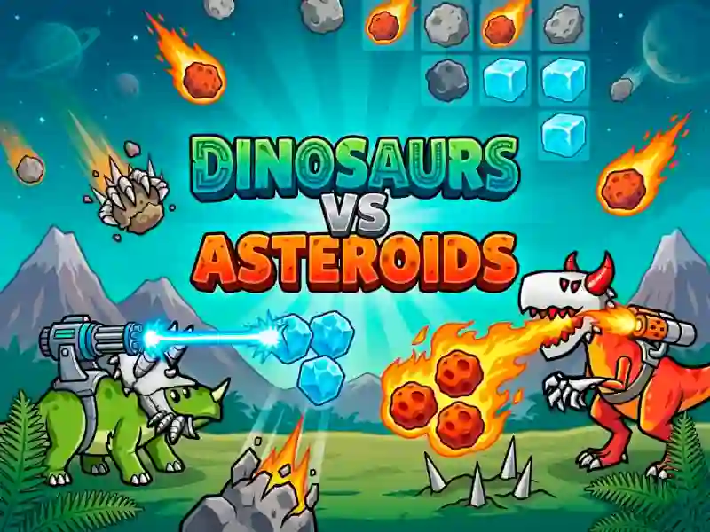 Laro Dinosaurs vs Asteroids online