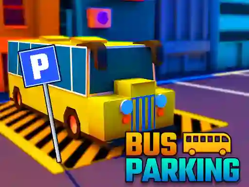 Laro Bus Parking City 3d online