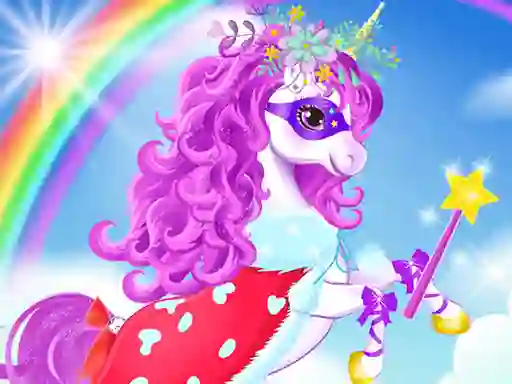 Laro Baby unicorn dress up online