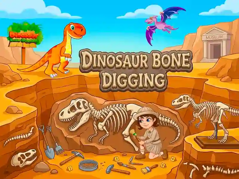Laro Dinosaur Bone Digging online