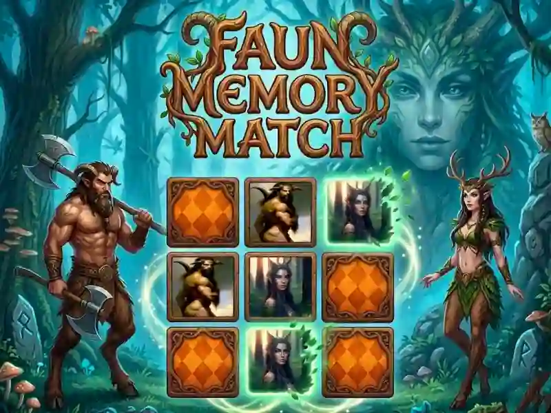 Laro Faun Memory Match online