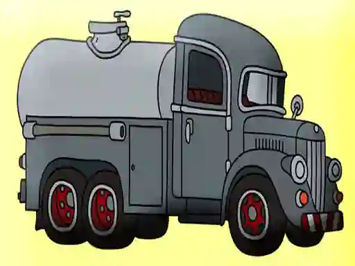 Laro Tank Trucks Coloring online
