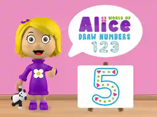Laro World of Alice Draw Numbers online