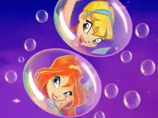 Laro Draw Winx Bubble Path online