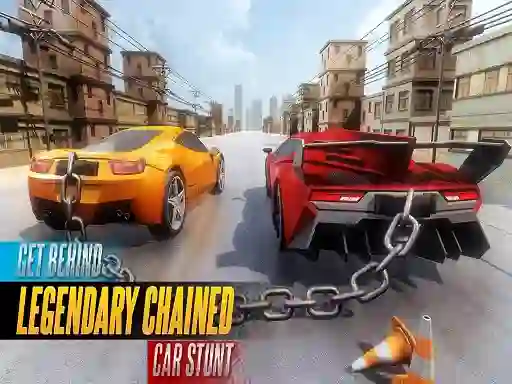 Laro Chained Car Stunts Race Mega Ramp online