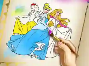 Laro Princesses Coloring Book online