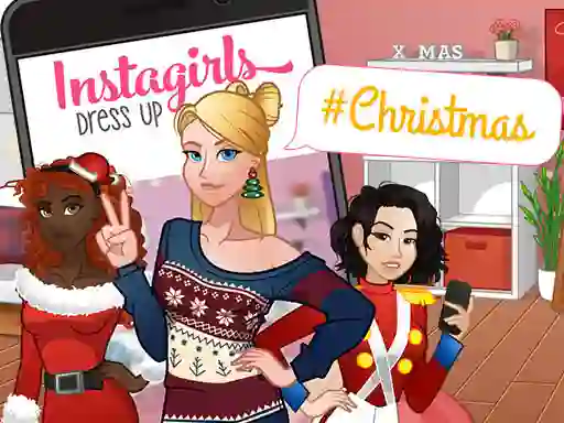 Laro InstaGirls Christmas Dress Up online