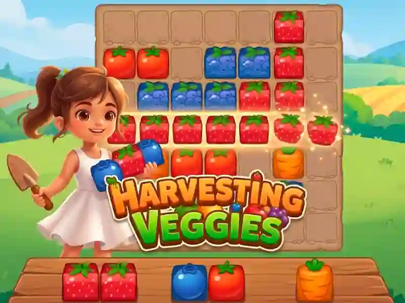 Laro Harvesting Veggies online