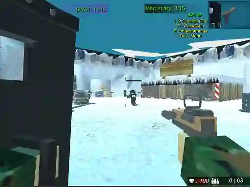 Laro Blocky Combat Swat 2 online