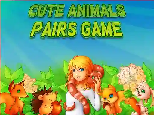 Laro Cute Animals Pairs Game online